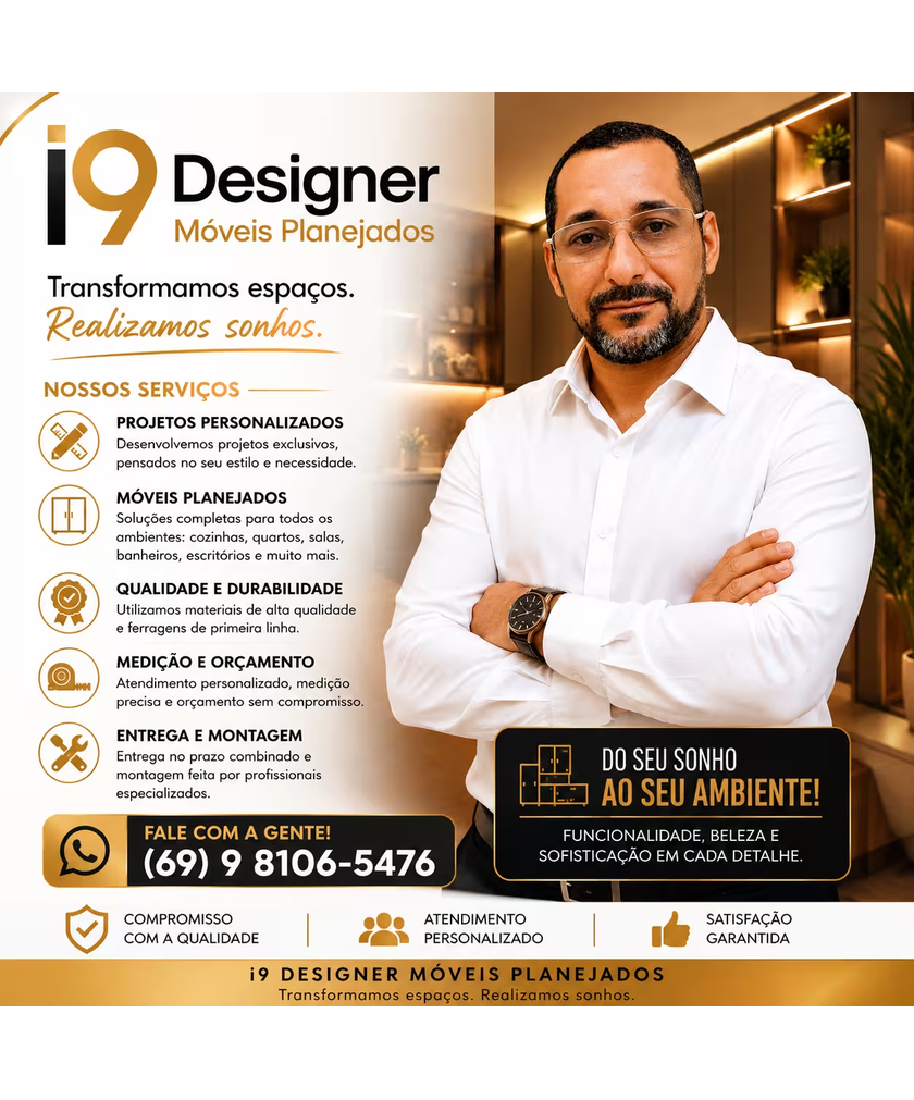 Publicidade I9 Designer Móveis Planejados